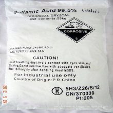 Sulfamic Acid (Sulphamic Acid) 99.5% and 99.8%